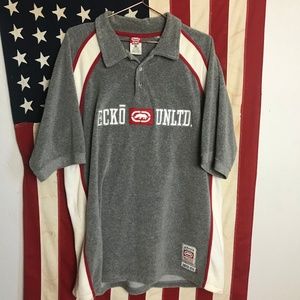 ECKO UNLTD. EU Terry Cloth Collar Polo